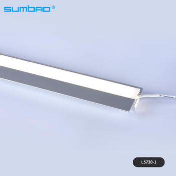 L5720-1/L5720-2 China supplier 8w/meter double-sided light SMD hand sweep motion sensor led strip tube warm wardrobe kitchen cabinet closet