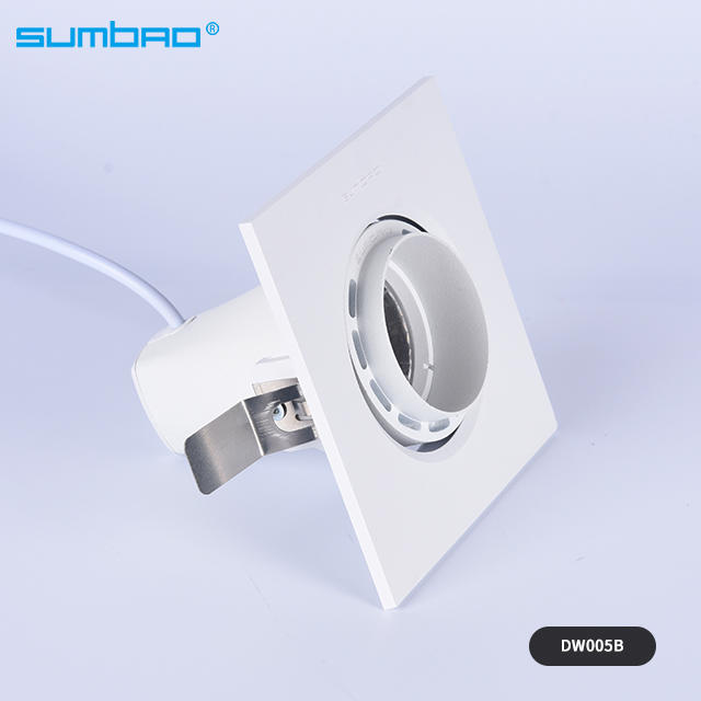 6w 10w COB led square recessed lamp dimmable adjustable white anti-glare office clothes shop led mini spotlight wall washer