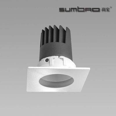 DW005-SUMBAO Professional Single Head Square Trim 10W Low Vottage Recessed Spotlights for Retail Shops, Residences Application