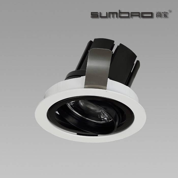 DW069 Recessed LED Spotlight SUMBAO Professional Round Trim 24W/30W Recessed Spotlights for High End Retail Shops, Residences Ap