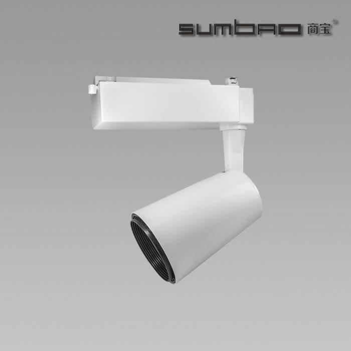 TK062 SUMBAO Lighting Dimmable Imported  COB Chip Led 18W Track Light, High CRI Smart Appearance Showcase Track Lighting