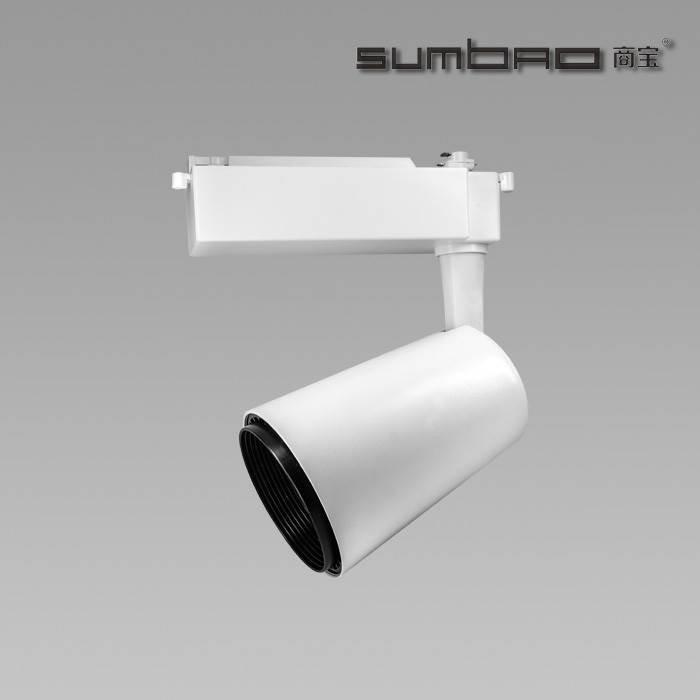 TK063 SUMBAO Lighting Dimmable Imported COB Chip Led 24W Track Light, High CRI High Efficiency Smart Appearance Showcase Track L