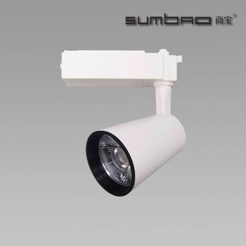 TK065 SUMBAO Lighting  High Lumen High Brightness Best Quality Unique  Design 18W Commercial LED Track Spotlight