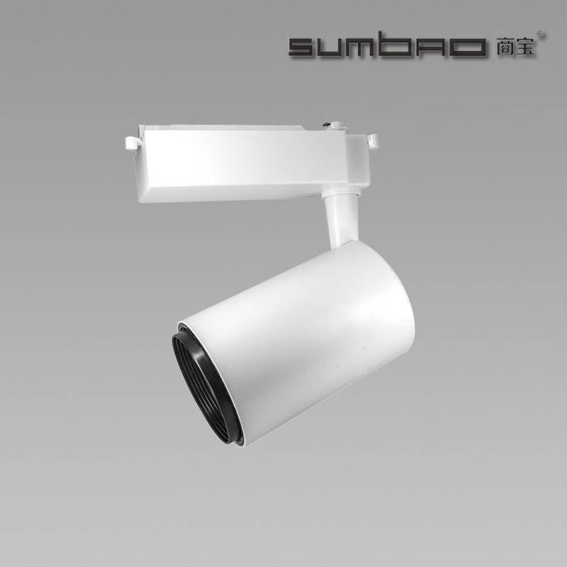 TK067 SUMBAO Lighting dimmable track spotlight for high end retail store accent lighting 18W/24W with wide range of beam angles