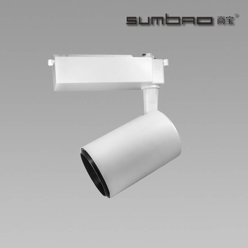TK068 SUMBAO Lighting Dimmable Imported COB Chip Led 30W Track Light, High CRI High Efficiency Smart Appearance Showcase Track L