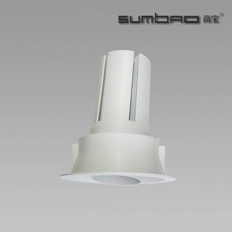 DW085 SUMBAO专业LED COB圆形24W嵌入式射灯，用于高端零售店，住宅应用