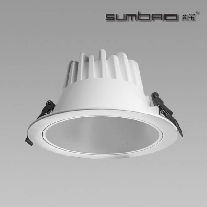 FL018 SUMBAO Lighting Imported COB Chip LED Downlight 24W for Ambient Lighting Application